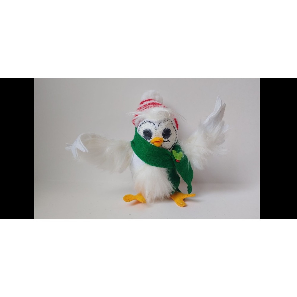 Vintage Annalee snowy owl‎ plush doll